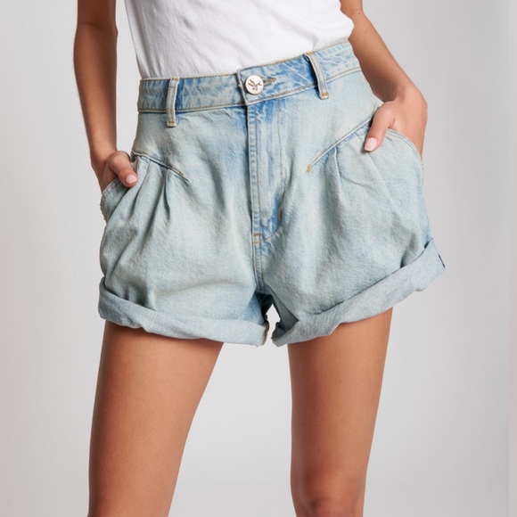 One Teaspoon Pants - One Teaspoon Kansas Streetwalkers HIGH WAIST 80s SHORT size 24